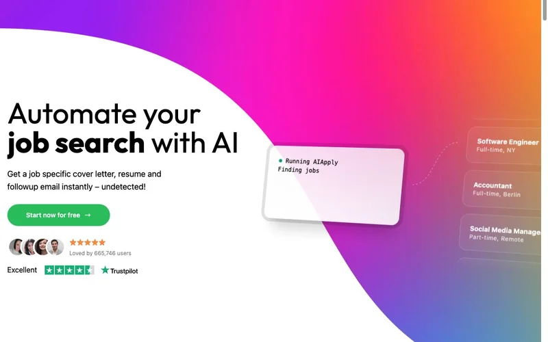 Screenshot of aiApply