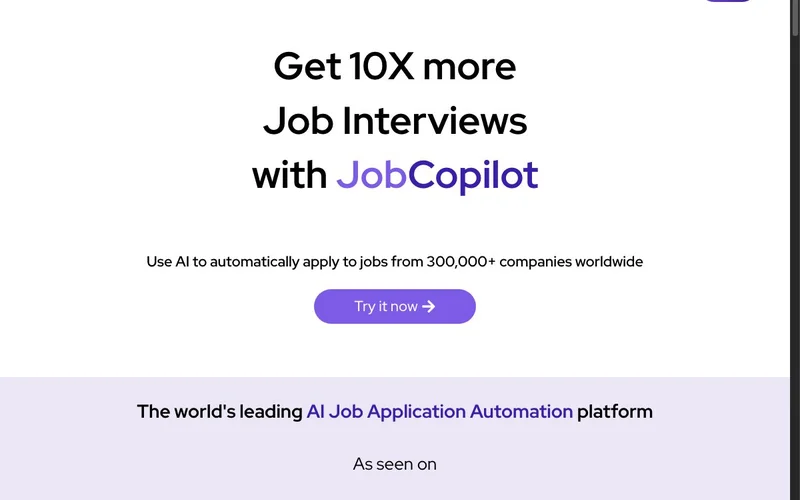 Screenshot of JobCopilot
