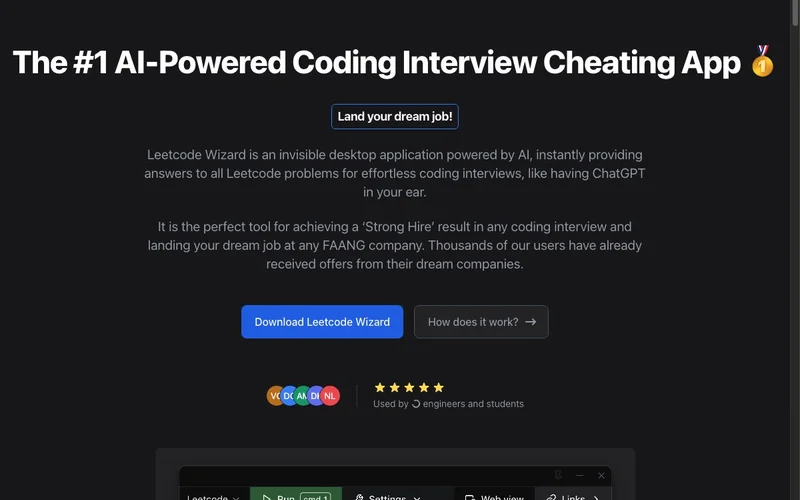 Screenshot of LeetCode Wizard
